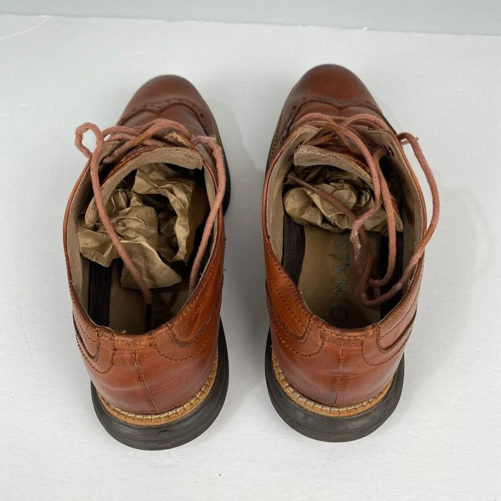 Cole Haan Original Men size 9.5 M Grand Shortwing Oxford Leather Shoes Woodbury.